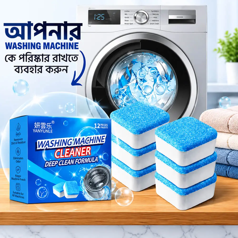 12Pcs Washing Machine Tank Cleaner Tablet